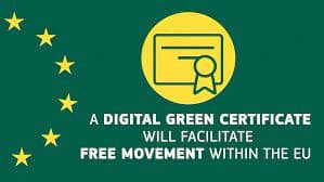 Digital green certificate will facilitate free movement of people within the EU