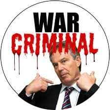 Tony blair is a war criminal